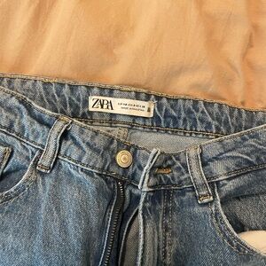 Zara high waisted mom jeans